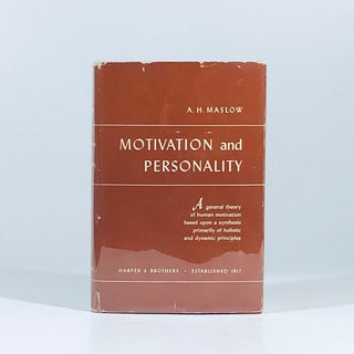 Item #11065 Motivation and Personality. Abraham H. Maslow