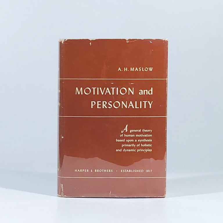 Item #11065 Motivation and Personality. Abraham H. Maslow.