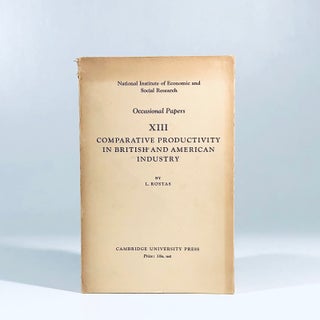 Item #12005 Comparative productivity in British and American industry (National Institute of...