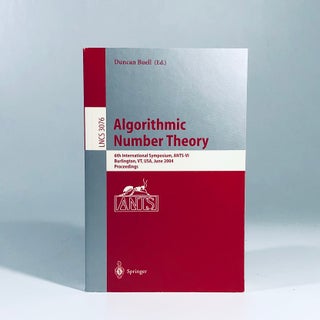 Item #12087 Algorithmic Number Theory: 6th International Symposium, ANTS-VI, Burlington, VT, USA,...