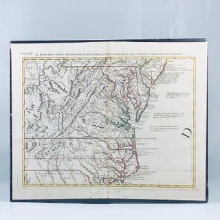Item #12124 1779 Revolutionary War Map of Maryland, Virginia & Delaware. Antonio Zatta