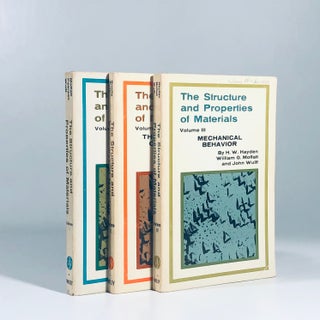 Item #12178 The Structure and Properties of Materials - Complete Set Volumes I, Ii, Iii, and Iv....