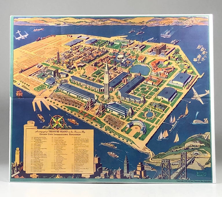 Item #12405 1939 Ruth Taylor (White) Pictorial Map of the Golden Gate International Exposition. Ruth Taylor.