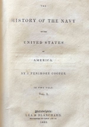 The History of the Navy of the United States of America