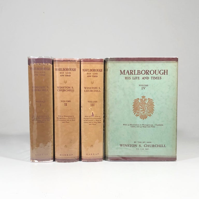 Item #12683 Marlborough: His Life an Times (4 Volume Set). Winston S. CHURCHILL.