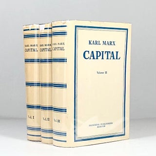 Item #13020 Capital: A Critique of Political Economy. Karl Marx