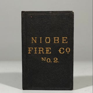 Item #13032 Constitution and By-Laws of the Niobe Fire Company No. 2 of Hummelstown, PA....