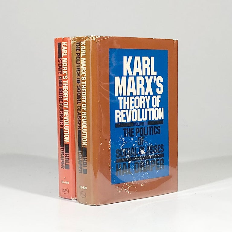 Item #13047 Karl Marx's Theory of Revolution (Two Volume Set). Karl Marx.