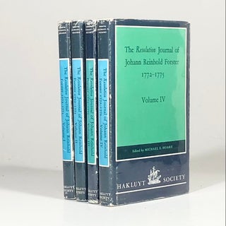Item #13181 The Resolution Journal of Johann Reinhold Forster 1772-1775 (4 Volumes Complete)....