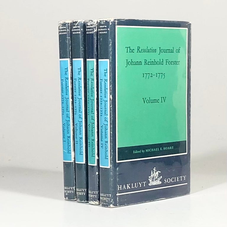 Item #13181 The Resolution Journal of Johann Reinhold Forster 1772-1775 (4 Volumes Complete). Michael Hoare.