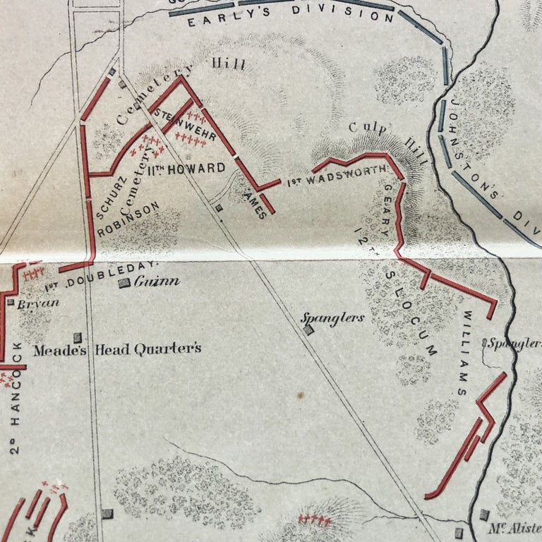 Item #13190 Notes on the Rebel Invasion of Maryland and Pennsylvania and the Battle of Gettysburg, July 1st, 2d and 3d, 1863. Accompanied by an Explanatory Map. M. Jacobs.