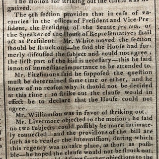 1792 newspaper EYEWITNESS ACCOUNT of ST CLAIR'S DEFEAT in Northwest Indian War