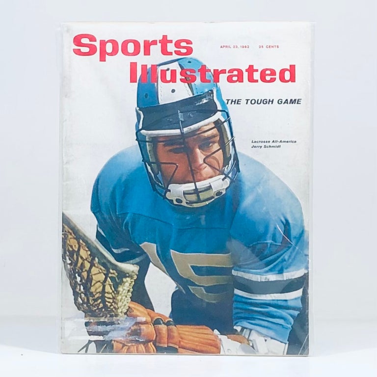 Item #13323 "MASSACRE ON A BLOODY PLAIN" 1962 Sports Illustrated w JOHNS HOPKINS LACROSSE. Featuring Johns Hopkins vs Princeton Vintage Lacrosse, along, a history of the game.