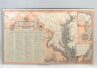 Item #13806 Edwin Tunis Pictorial Map of Historic Baltimore and Maryland