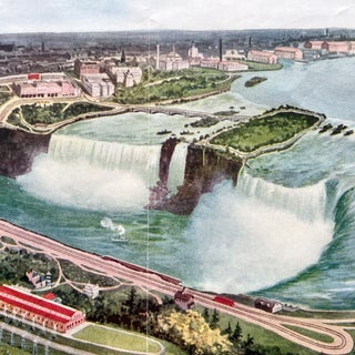 Item #15132 THE NIAGARA BELT LINE. Around the Falls through the Famous Gorge. Early Niagara Falls...