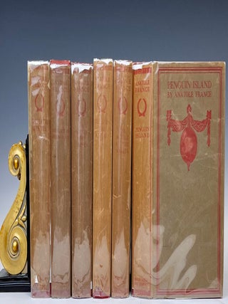 A Six Volume Partial 1st Edition Set of the Works of Anatole France, in Scarce Original Dust Jackets