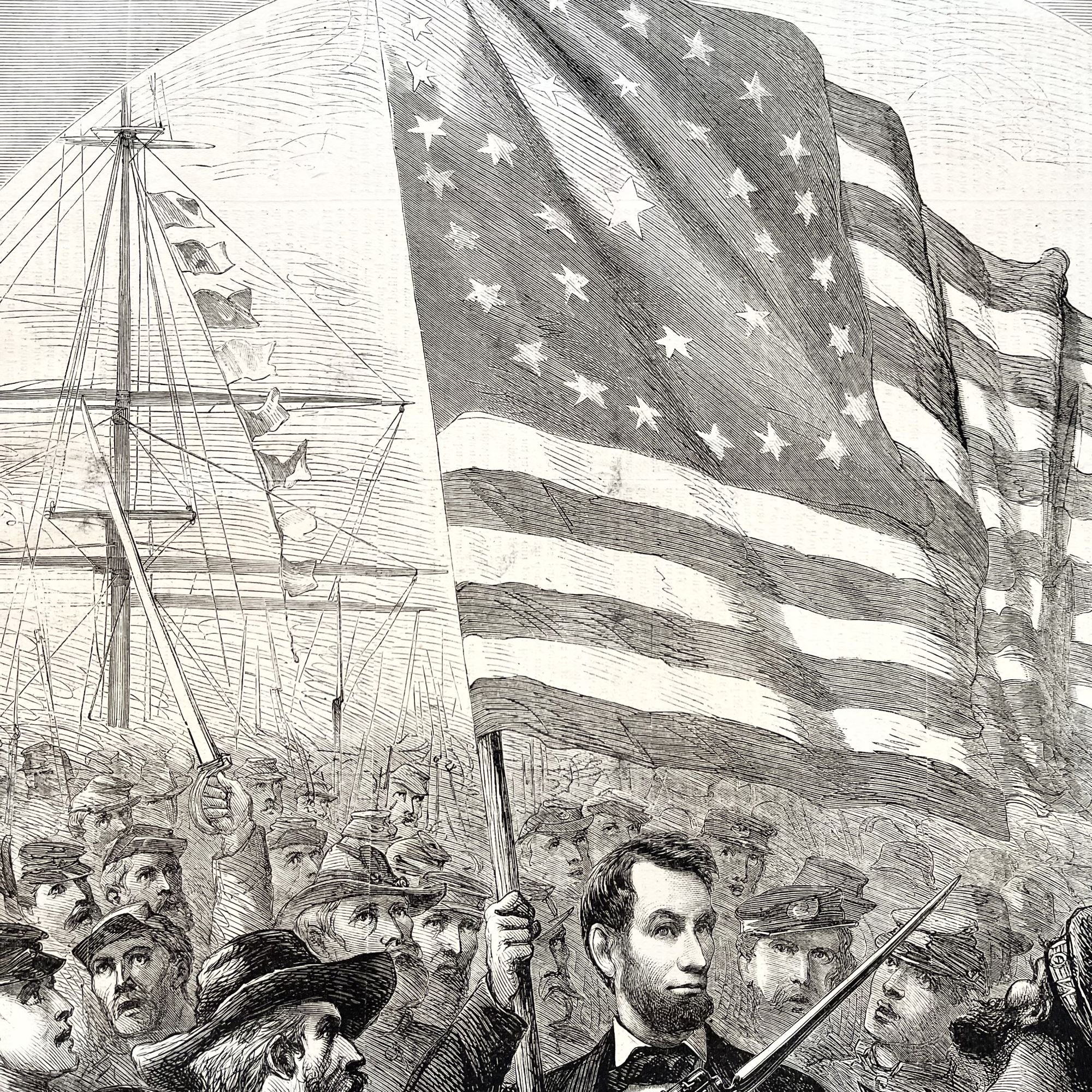 union civil war flag 1864
