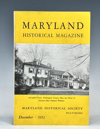 Item #15406 Maryland Quakers in the Seventeenth Century (Maryland Historical Magazine). Kenneth...