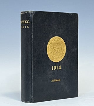 Item #15441 New York Yacht Club: 1914 Yearbook. Early New York Yachting for Leisure History!