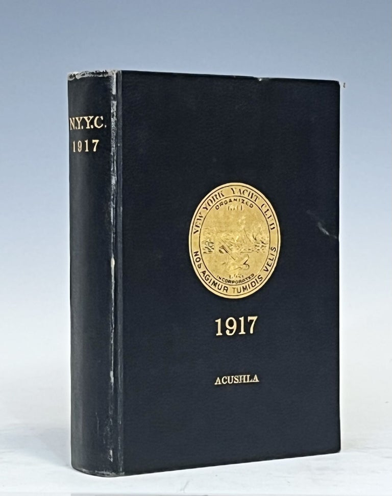 Item #15494 New York Yacht Club: 1917 Yearbook. Early New York City Yachting History!