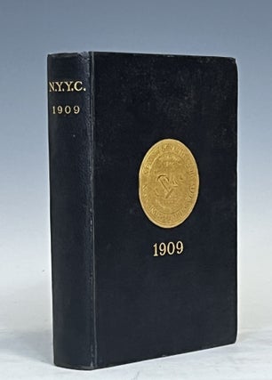 Item #15495 New York Yacht Club: 1909 Annual Yearbook. Early New York Yachting for Leisure History!