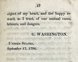 Washington's 1796 Farewell Address to the People of the United States