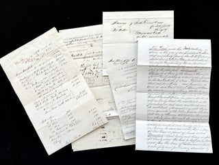 Item #15681 Archive of Five 1870s-1880s Manuscript Documents Involving the WOODSTOCK PLANTATION...