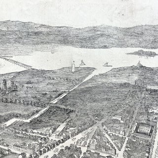 Illustrated Street Map of Washington DC as the Civil War Begins