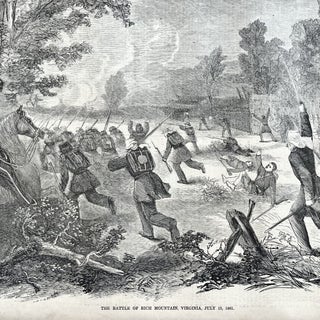 Illustrated Street Map of Washington DC as the Civil War Begins
