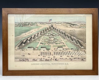 Item #15749 Lincoln Hospital, Washington, D.C. Original 1864 Civil War, Charles Magnus