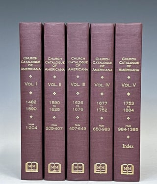 Item #15797 A CATALOGUE OF BOOKS RELATING TO THE DISCOVERY AND EARLY HISTORY OF NORTH AND SOUTH...