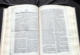 The New York Evening Post, 1746 - Bound volume of facsimile issues
