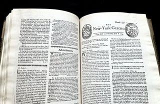 The New York Gazette Journal, 1732 - Bound volume of facsimile issues