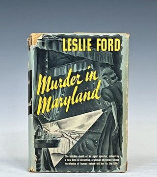 Item #15942 Murder in Maryland. Leslie Ford