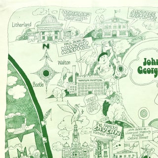 1974 Beatles Pictorial Map