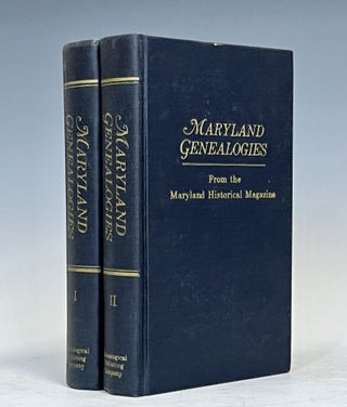 Item #15981 Maryland Genealogies From the Maryland Historical Magazine. Thomas Hollowak