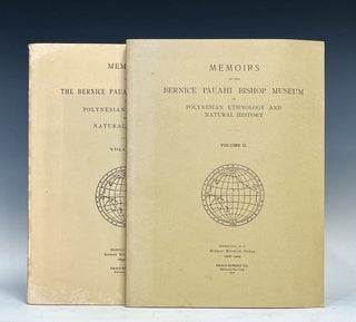 Item #15997 MEMOIRS OF THE BERNICE PAUAHI BISHOP MUSEUM OF POLYNESIAN ETHNOLOGY AND NATURAL...
