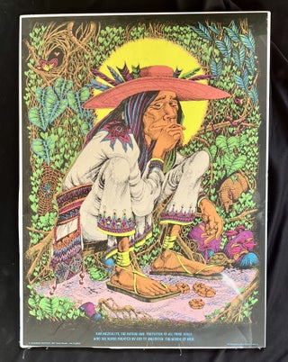 Item #16057 Original 1970s Poster - San Mezcalito, The Patron and Protector of all Those Souls...