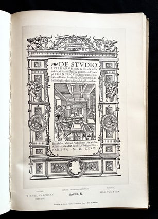 Item #16060 Die Bücherornametik der Hoch und Spätrenaissance (The Book Ornaments of the High...
