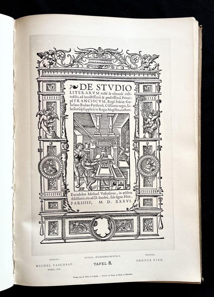 Item #16060 Die Bücherornametik der Hoch und Spätrenaissance (The Book Ornaments of the High and Late Renaissance)