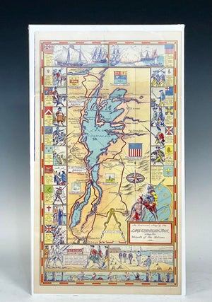 A Historical Map of the Lake Champlain Tour along the Warpath of the [Iroquois] Nations.