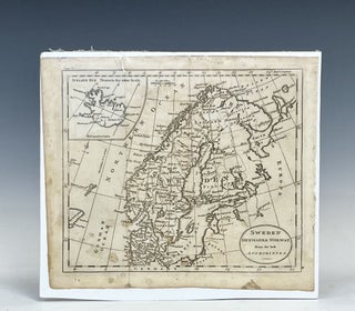 Item #16524 1792 Thomas Kitchin Engraved Map of Sweden, Denmark & Norway