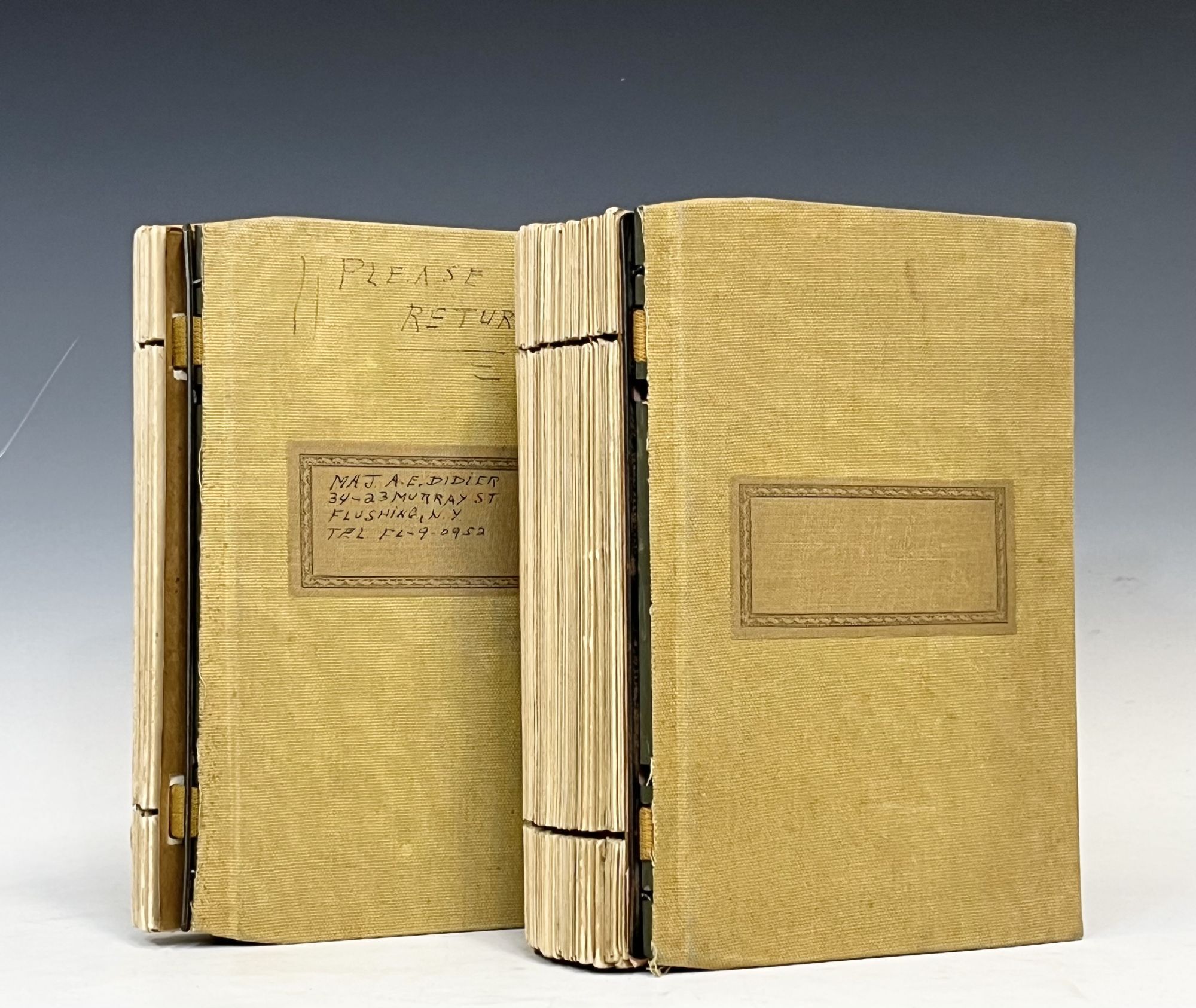 Two Restricted Cold War-Era Fort Sill, OK Artillery School Binders ...
