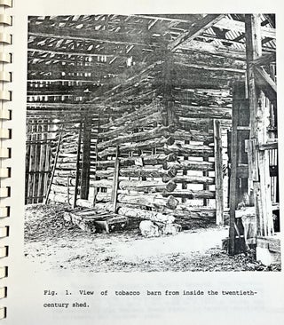 Item #17193 The Log Tobacco barn at Calvert Cliffs, Calvert County, Maryland