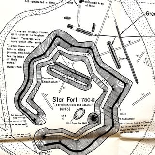 Item #17206 Three Detailed Archaeological Maps of Fort Ninety Six, South Carolina, with Detailed...