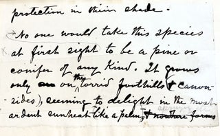Item #17300 The Writings of John Muir (Manuscript Edition). John Muir, With Handwritten Leaf