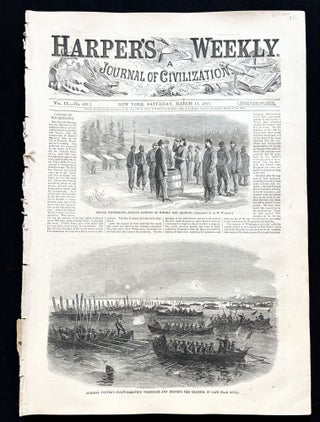 Item #17384 1865 Civil War Newspaper ABRAHAM LINCOLN INAUGURATION to 2nd term as US PRESIDENT