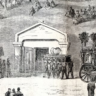 Item #17385 1865 CIVIL WAR newspaper Funeral of Abraham Lincoln & CONFEDERATE PRESIDENT JEFFERSON...