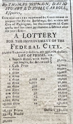 1793 Newspaper with an Advertisement for the Brokerage Firm of Leonard Bleeker