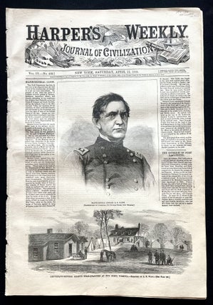 Item #17398 1865 CIVIL WAR newspaper Confederate General Robert E Lee Surrenders at Appomattox...